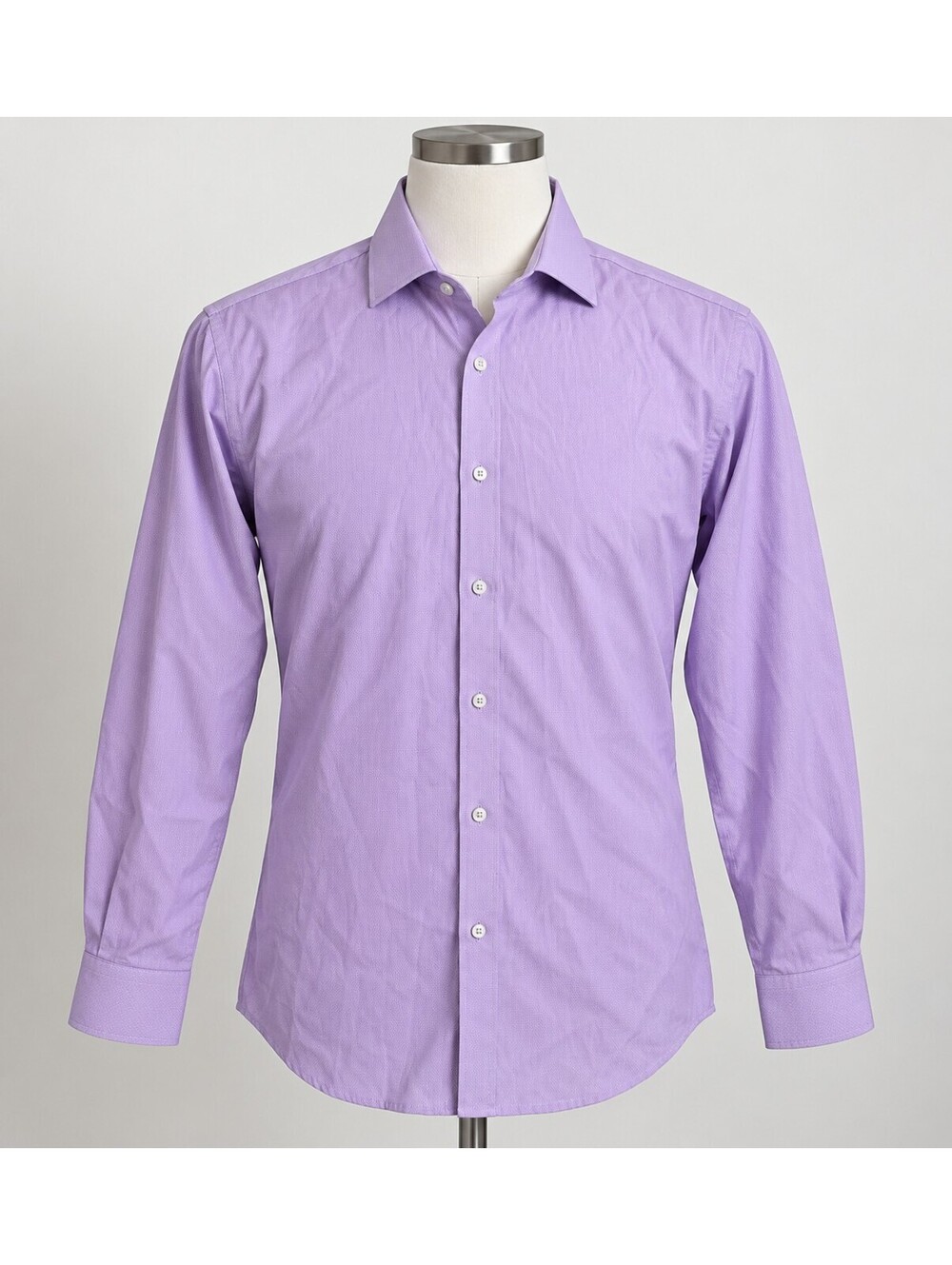 Collars & Co. Medium Lavender Dress Collar Polo Shirt 100%